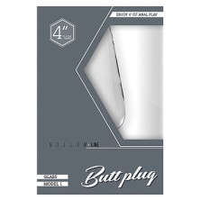 Shots Toys Bottom Line Butt plug Model 1, 10 см прозрачная