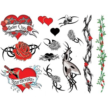 AdultBodyArt Rocker Chick