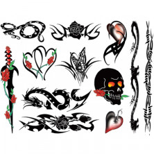 AdultBodyArt Rocker Chick