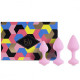 FeelzToys Bibi ButtPlug Set, розовый