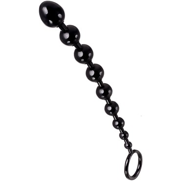 ToyFa A-toys Anal Beads M-Size 28,3 см, черная