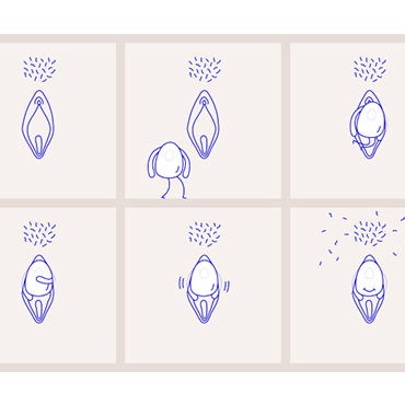 Dame products Eva, сиреневый