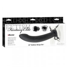 Pipedream Hollow Strap-on 25 см, черный