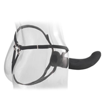 Pipedream Hollow Strap-on 25 см, черный