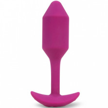 B-Vibe Vibrating Snug Plug 2, розовая