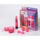 Seven Creations Clear Vibratorkit, розовый