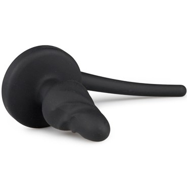 Easytoys Dog Tail Plug Twirly Small, черная