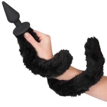 Bad Kitty Plug With Cat Tail, черная