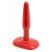 Doc Johnson Butt Plug Slim красный