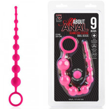 Erotic Fantasy All About Anal 9 Beads, розовая