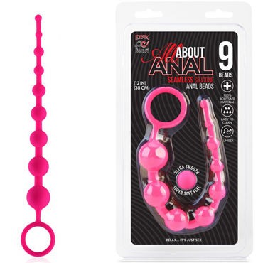 Erotic Fantasy All About Anal 9 Beads, розовая