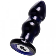 Sexus Glass Стеклянная вибровтулка 11 см, синяя