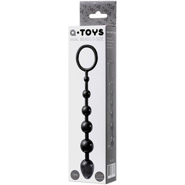 ToyFa A-toys Anal Beads S-Size 19,8 см, черная