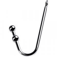 ToyFa Metal Анальный крюк с шаром 41 см, серебристый