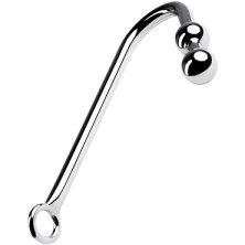 ToyFa Metal Анальный крюк с шаром 41 см, серебристый