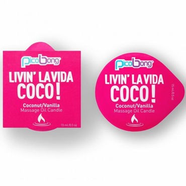 PicoBong Oil Candle, кокос и ваниль