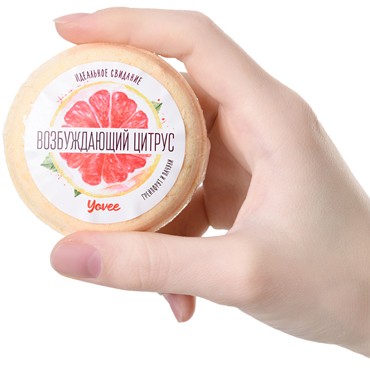 Toyfa Yovee Бомбочка для ванны Возбуждающий цитрус, 70 г