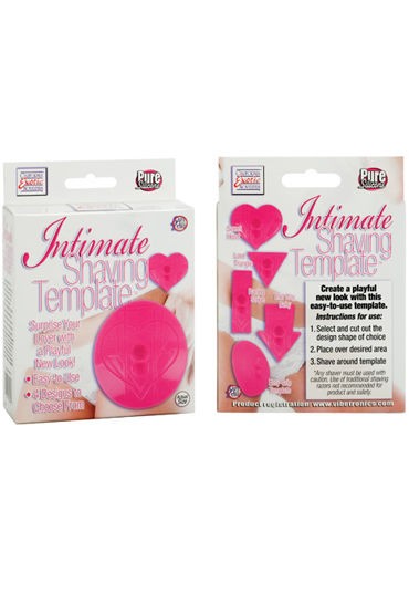 California Exotic Intimate Shaving Template, розовый