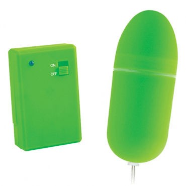 Pipedream Neon Luv Touch Remote Control Bullet, зеленое