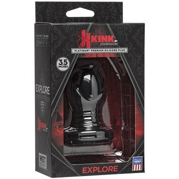 Doc Johnson Kink Explore Silicone Plug 9см, черная