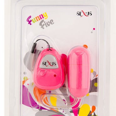Sexus Funny Five виброяйцо розовое