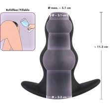 Orion Black Velvets Tunnel Plug, черный