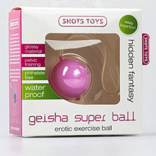 Shots Toys Geisha Super Ball, розовый