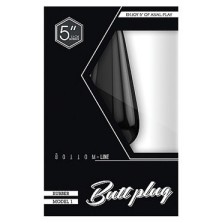Shots Toys Bottom Line Butt plug Model 2, 13 см черная