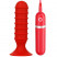 Menzstuff Ribbed Torpedo Red, 10,5 см