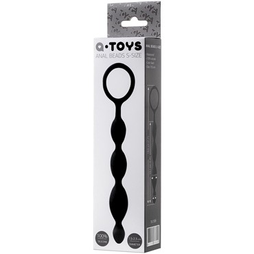 ToyFa A-toys Anal Beads S-Size 19,5 см, черная