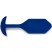 B-Vibe Vibrating Snug Plug 4, синяя