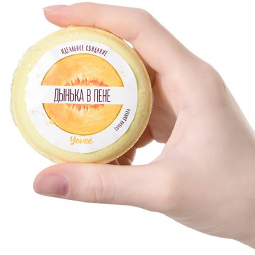 Toyfa Yovee Бомбочка для ванны Дынька в пене, 70 г