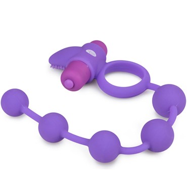Easytoys Triple Pleasure Couple Toy, фиолетовое