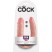 Pipedream King Cock U-Shaped Medium Double Trouble, телесный