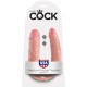 Pipedream King Cock U-Shaped Medium Double Trouble, телесный