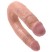Pipedream King Cock U-Shaped Medium Double Trouble, телесный