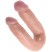 Pipedream King Cock U-Shaped Medium Double Trouble, телесный