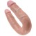 Pipedream King Cock U-Shaped Medium Double Trouble, телесный