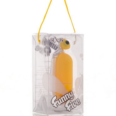 Sexus Funny Five виброяйцо, желтое