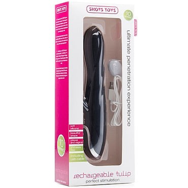 Shots Toys Rechargeable Tulip, черный