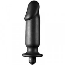 Tom of Finland Silicone Vibrating Anal Plug, черная