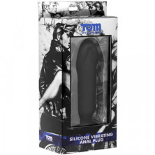Tom of Finland Silicone Vibrating Anal Plug, черная