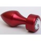 4sexdream Анальная пробка в форме пули, красная
