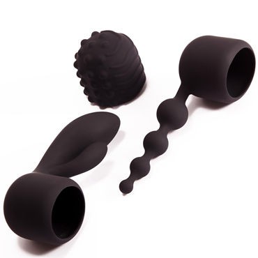 Pornhub Supercharged Wand Set, черный