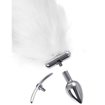 Toyfa Metal Втулка со светящимся хвостом, серебристая