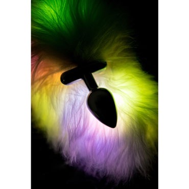 Toyfa Metal Втулка со светящимся хвостом, серебристая