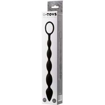 ToyFa A-toys Anal Beads M-Size 27,6 см, черная