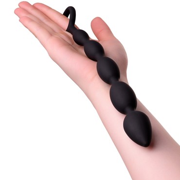ToyFa A-toys Anal Beads M-Size 27,6 см, черная