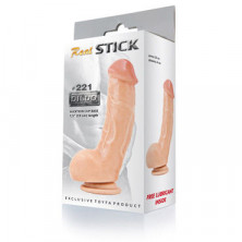 Toyfa RealStick #221, фаллоимитатор, 19 см, телесный