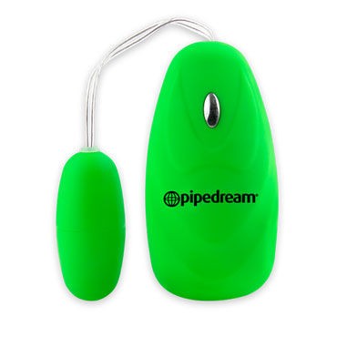 Pipedream Neon Luv Touch 5 Function Bullet, зеленое